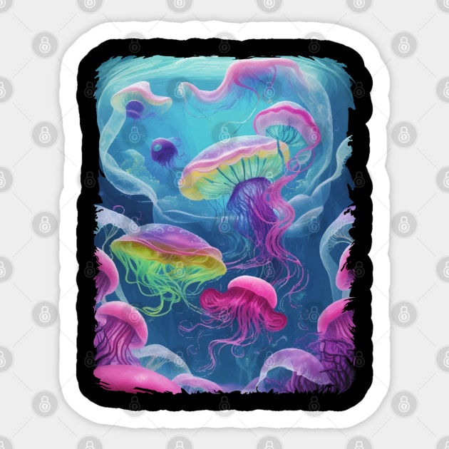 jellyfish Sticker by godzilla